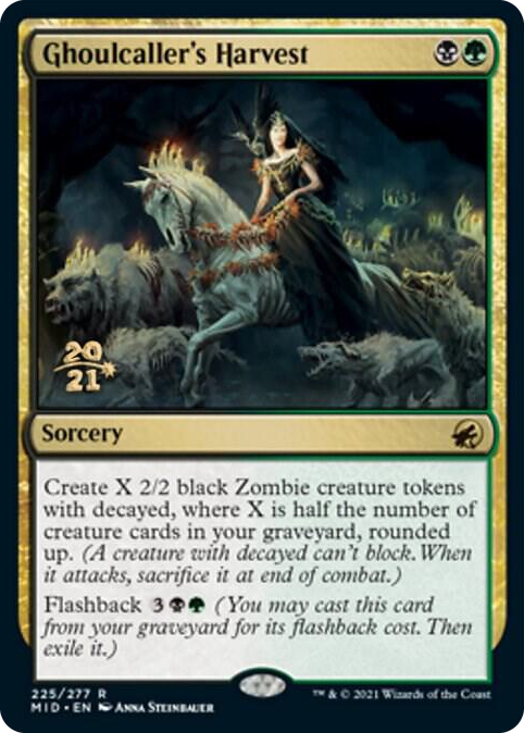 Ghoulcaller's Harvest #225 R - Prerelease Cards Pokemon card