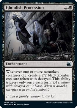 0102 Ghoulish Procession U Innistrad: Midnight Hunt