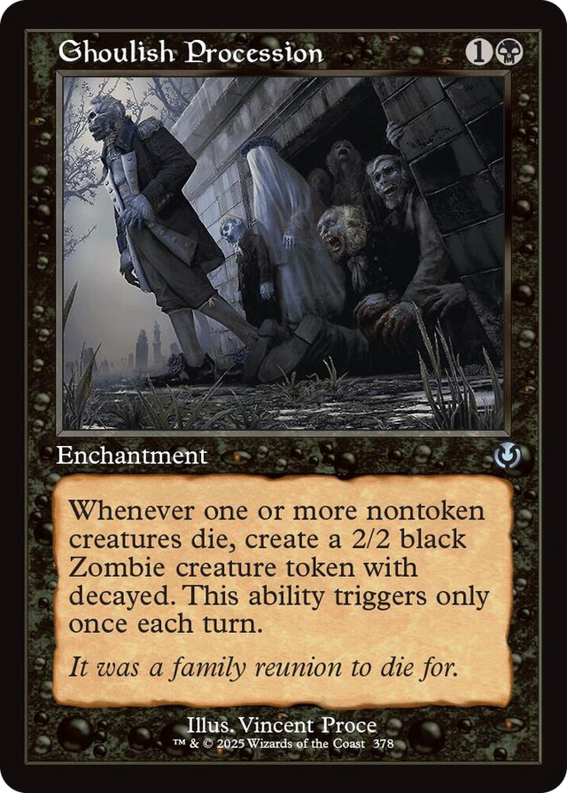 0378 Ghoulish Procession (Retro Frame) U Innistrad Remastered