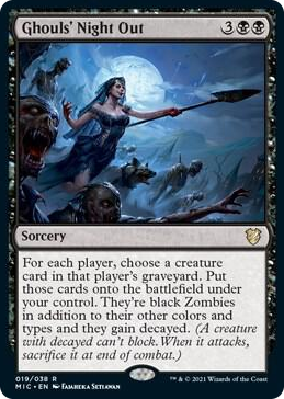 0019 Ghouls' Night Out R Commander: Innistrad: Midnight Hunt