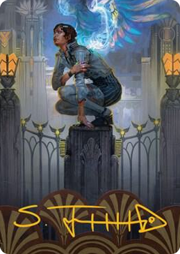 0065 Giada, Font of Hope Art Card (65/81) (Gold-Stamped Signature) S Art Series: Streets of New Capenna