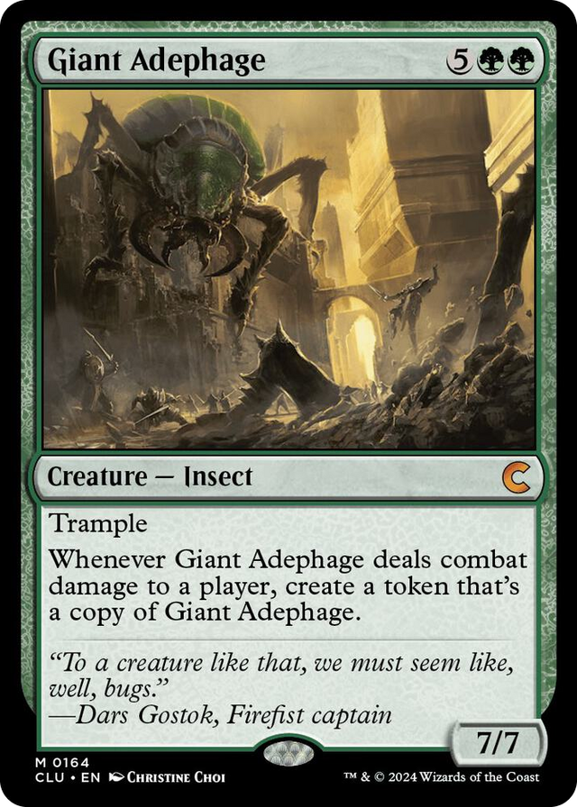 0164 Giant Adephage M Ravnica: Clue Edition