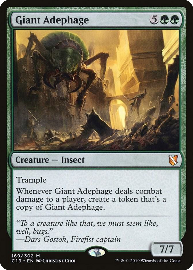 0169 Giant Adephage M Commander 2019