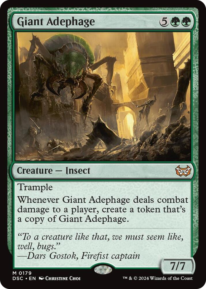 0179 Giant Adephage M Commander: Duskmourn: House of Horror