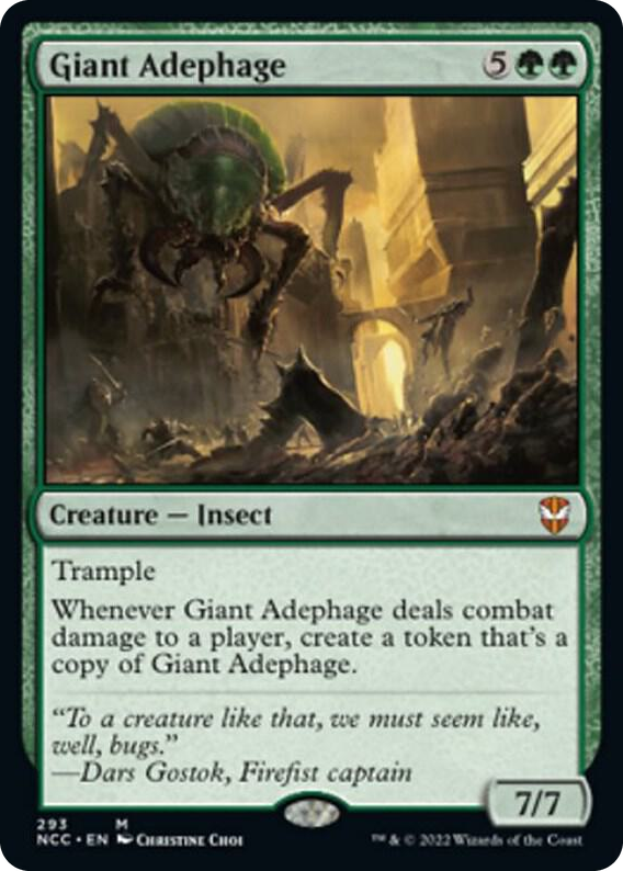 0293 Giant Adephage M Commander: Streets of New Capenna
