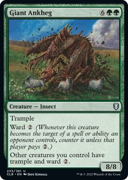 0233 Giant Ankheg U Commander Legends: Battle for Baldur's Gate