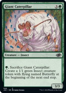 Giant Caterpillar #666 C - Jumpstart 2022 Pokemon card