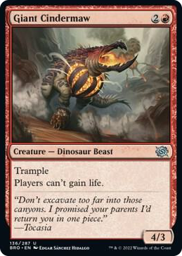 0136 Giant Cindermaw U The Brothers' War