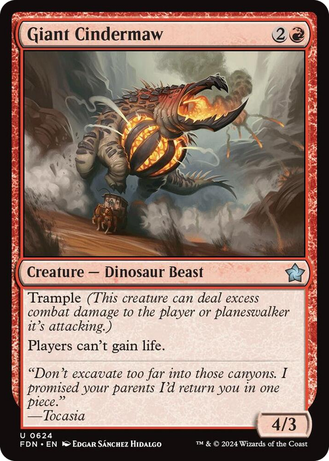 0624 Giant Cindermaw U Foundations