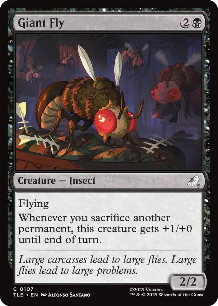 Giant Fly #107 C - The Last Airbender: Eternal-Legal Pokemon card