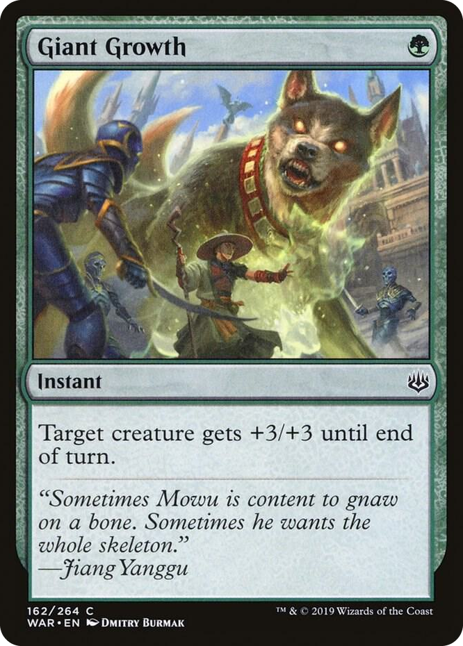 0162 Giant Growth C War of the Spark