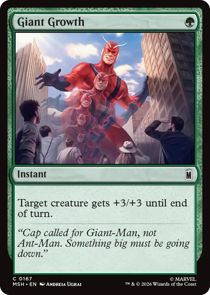 0167 Giant Growth C Marvel Super Heroes