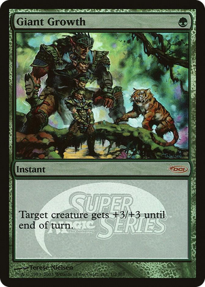 0001 Giant Growth (Junior Super Series) P Junior Series Promos