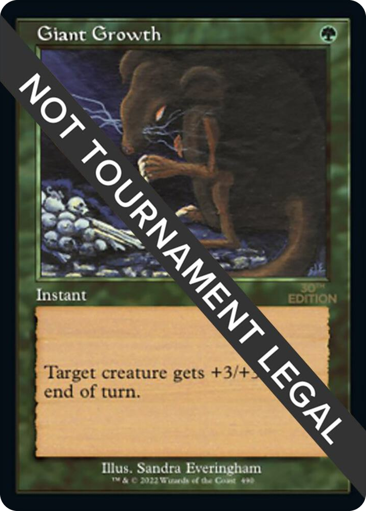 0490 Giant Growth (Retro Frame) C 30th Anniversary Edition