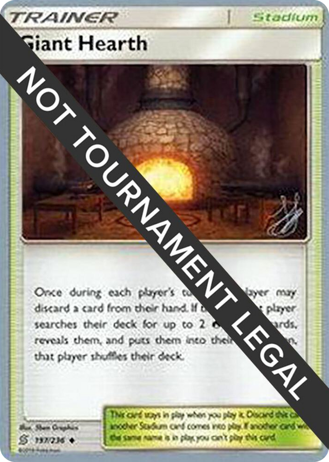0197 Giant Hearth - 2019 (Henry Brand) Uncommon World Championship Decks
