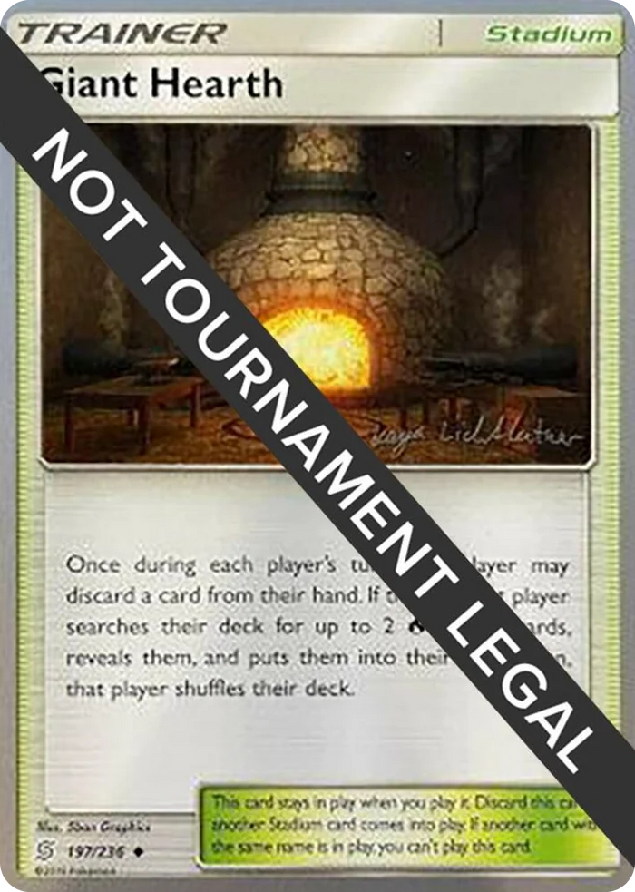 0197 Giant Hearth - 2019 (Kaya Lichtleitner) Uncommon World Championship Decks