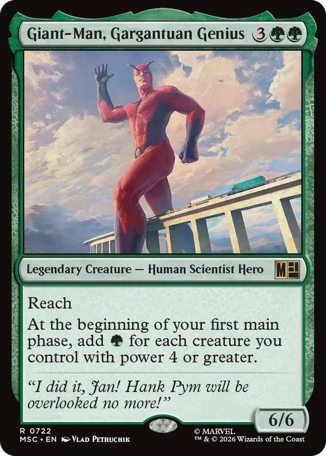 0722 Giant-Man, Gargantuan Genius R Commander: Marvel Super Heroes