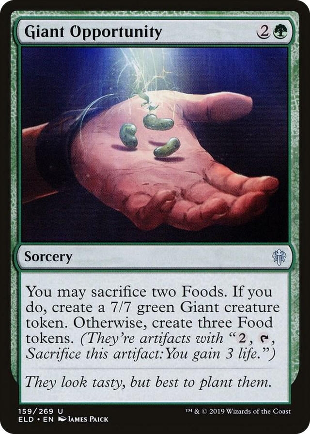 0159 Giant Opportunity U Throne of Eldraine