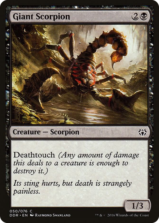 Giant Scorpion #50 C - Duel Decks: Nissa vs. Ob Nixilis Pokemon card