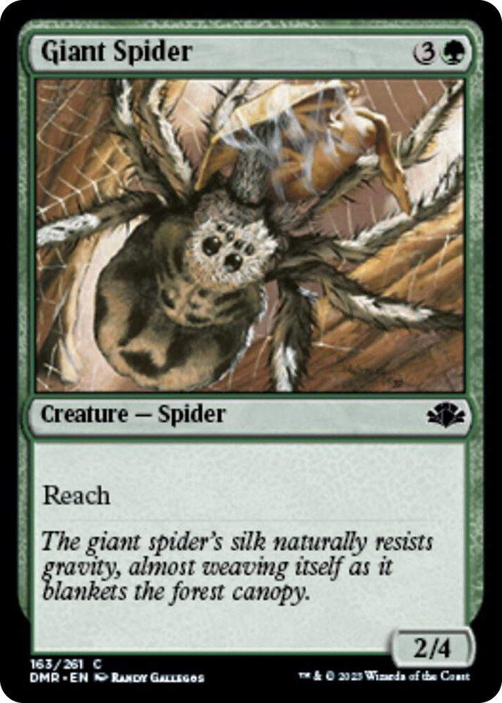 0163 Giant Spider C Dominaria Remastered