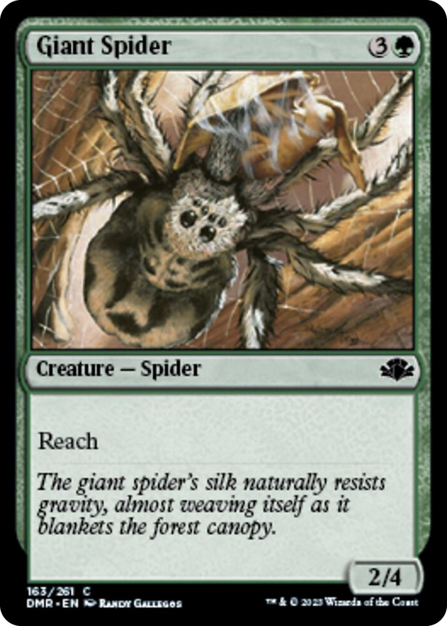 0163 Giant Spider C Dominaria Remastered