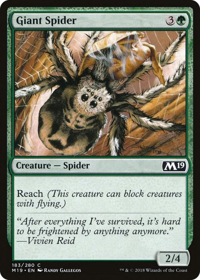 0183 Giant Spider C Core Set 2019