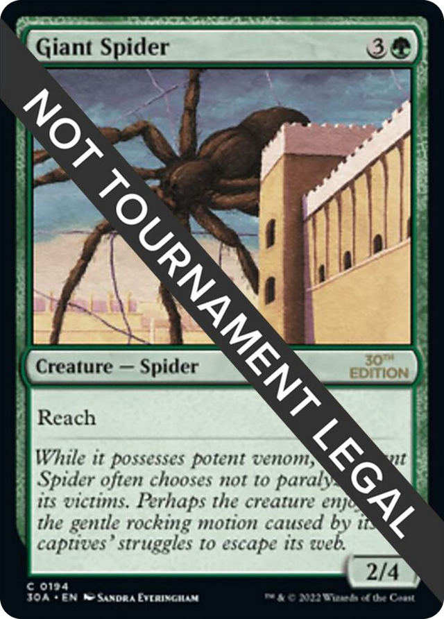 0194 Giant Spider C 30th Anniversary Edition