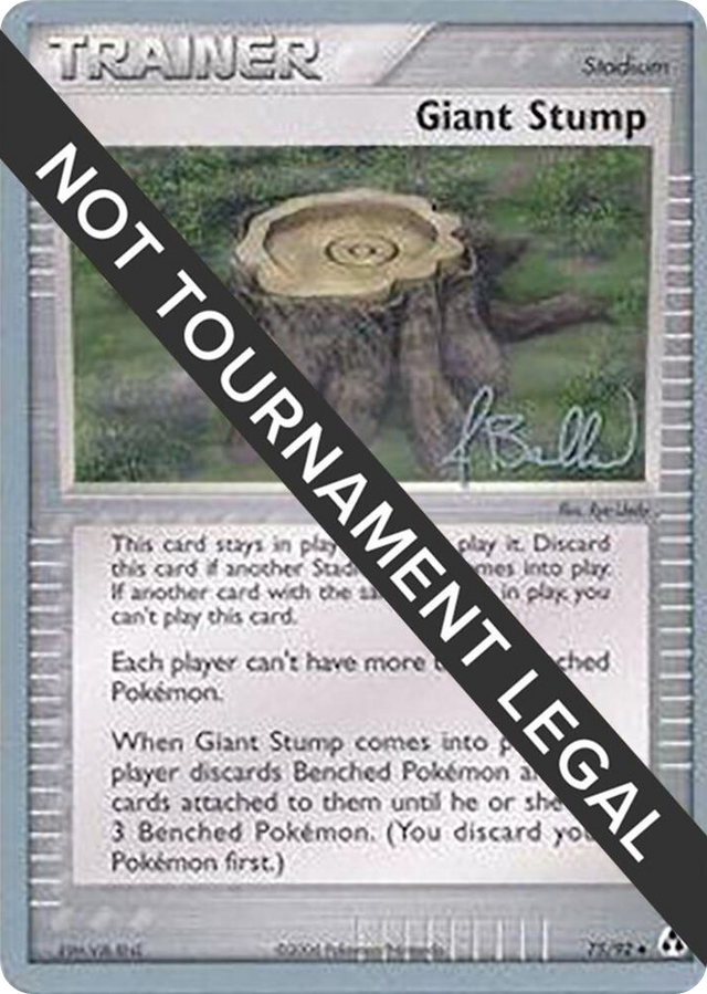 0075 Giant Stump - 2006 (Jimmy Ballard) Uncommon World Championship Decks