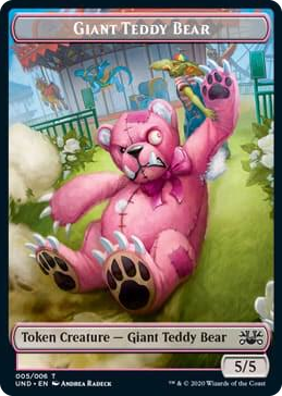0005 Giant Teddy Bear // Acorn Stash Double-sided Token T Unsanctioned