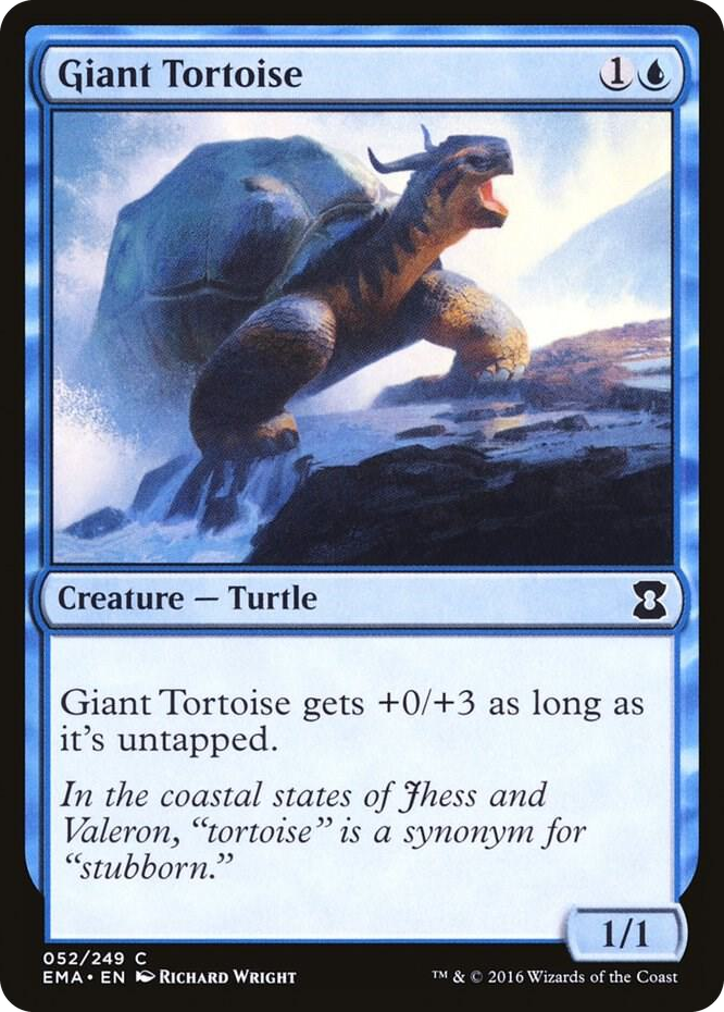 Giant Tortoise #52 C - Eternal Masters Pokemon card