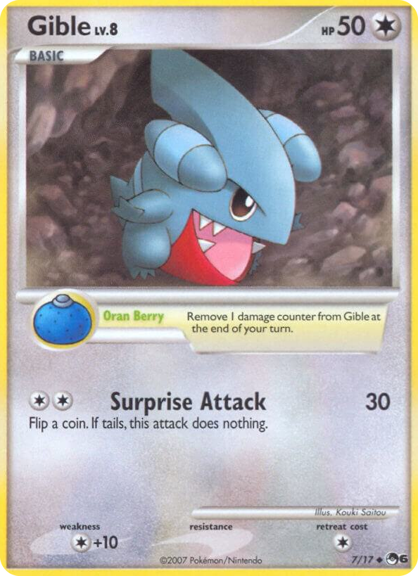 0007 Gible Common POP Series 6