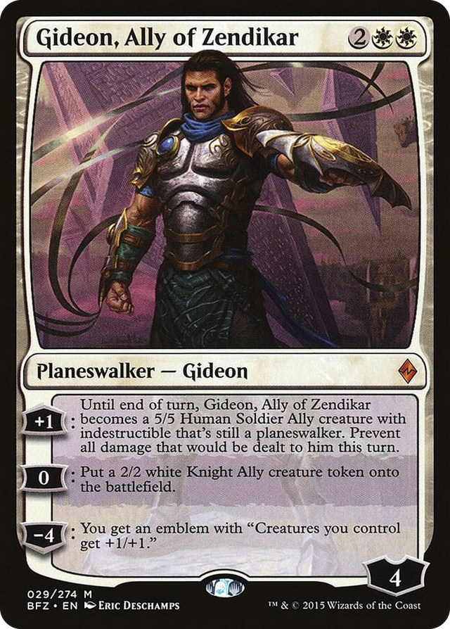0029 Gideon, Ally of Zendikar M Battle for Zendikar