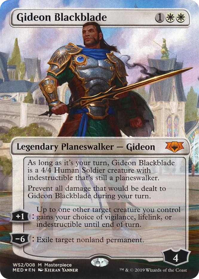 WS002 Gideon Blackblade M Mythic Edition: War of the Spark