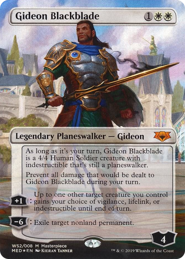 WS002 Gideon Blackblade M Mythic Edition: War of the Spark