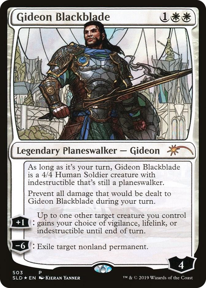 Gideon Blackblade (Stained Glass) #503 P - Secret Lair Drop Series Pokemon card