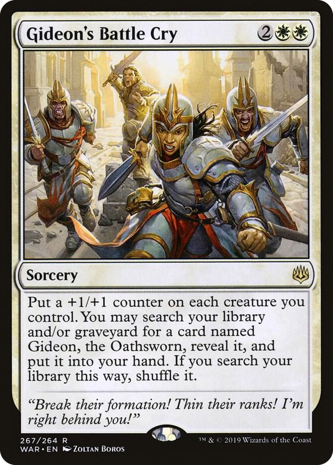 0267 Gideon's Battle Cry R War of the Spark