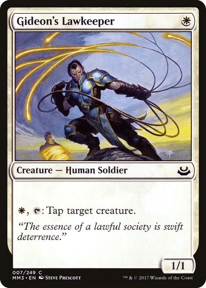 Gideon's Lawkeeper #7 C - Modern Masters 2017 Pokemon card