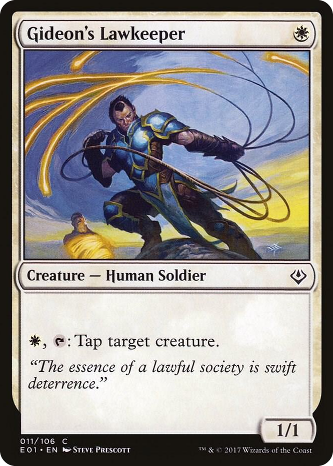 Gideon's Lawkeeper #11 C - Archenemy: Nicol Bolas Pokemon card