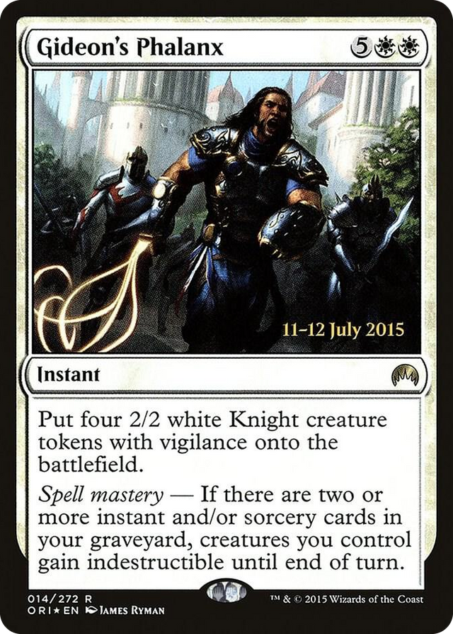0014 Gideon's Phalanx R Prerelease Cards