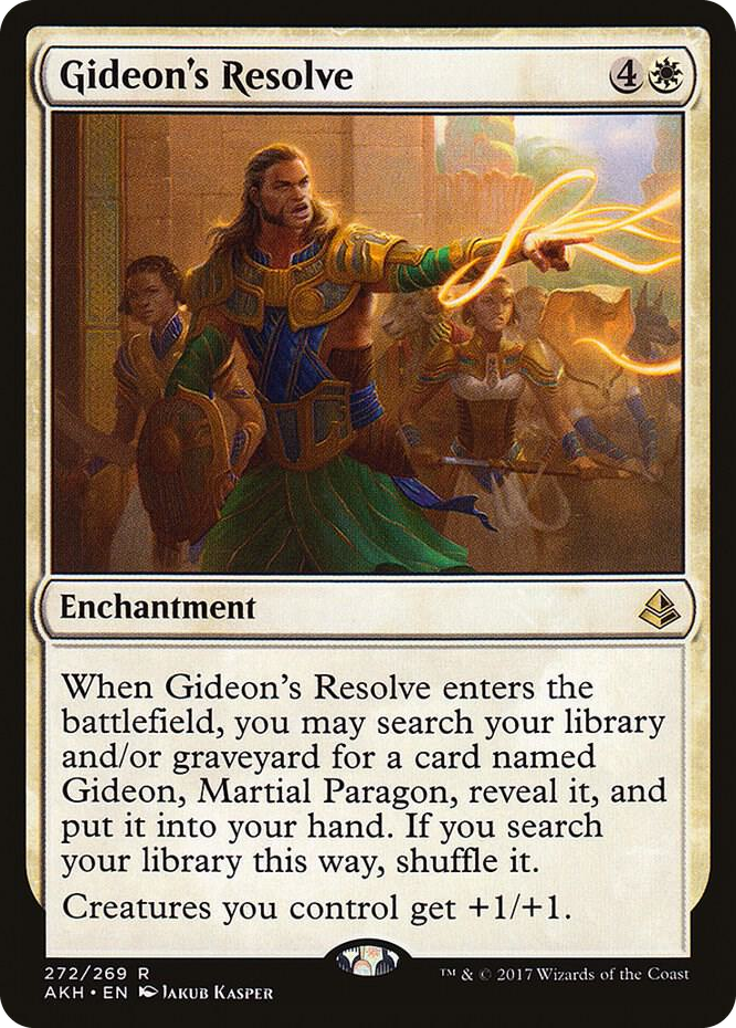 Gideon's Resolve #272 R - Amonkhet Pokemon card
