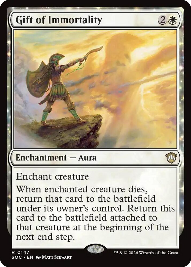 0147 Gift of Immortality R Commander: Secrets of Strixhaven