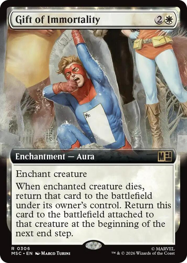 0306 Gift of Immortality (Extended Art) R Commander: Marvel Super Heroes
