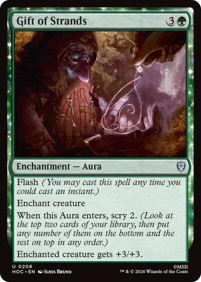 Gift of Strands #208 U - The Hobbit: Eternal-Legal Pokemon card