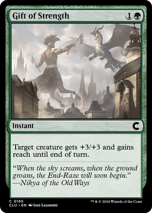 0165 Gift of Strength C Ravnica: Clue Edition