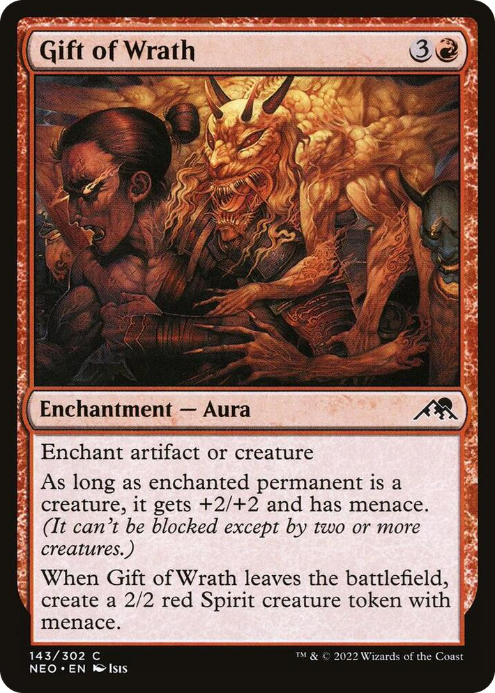 0143 Gift of Wrath C Kamigawa: Neon Dynasty