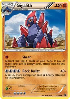 0053 Gigalith - 53/98 (Cracked Ice Holo) Promo Blister Exclusives