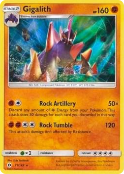 0071 Gigalith - 71/149 (Cosmos Holo) Promo Blister Exclusives