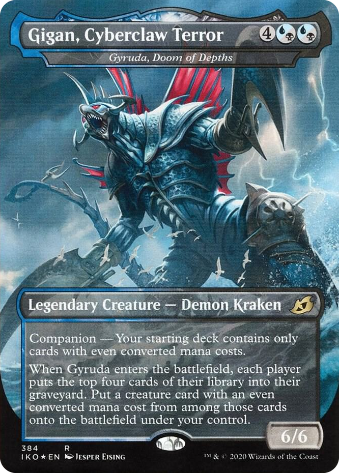 0384 Gigan, Cyberclaw Terror - Gyruda, Doom of Depths R Lair of Behemoths