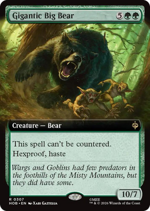 0307 Gigantic Big Bear (Extended Art) R The Hobbit