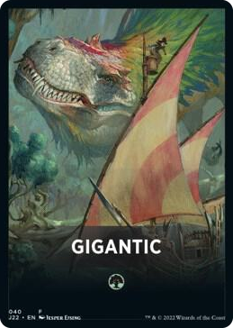 Gigantic Theme Card #40 T - Jumpstart 2022 Pokemon card